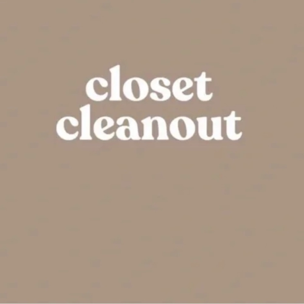 CLOSET CLEAN OUT. TAKING LOW OFFERS